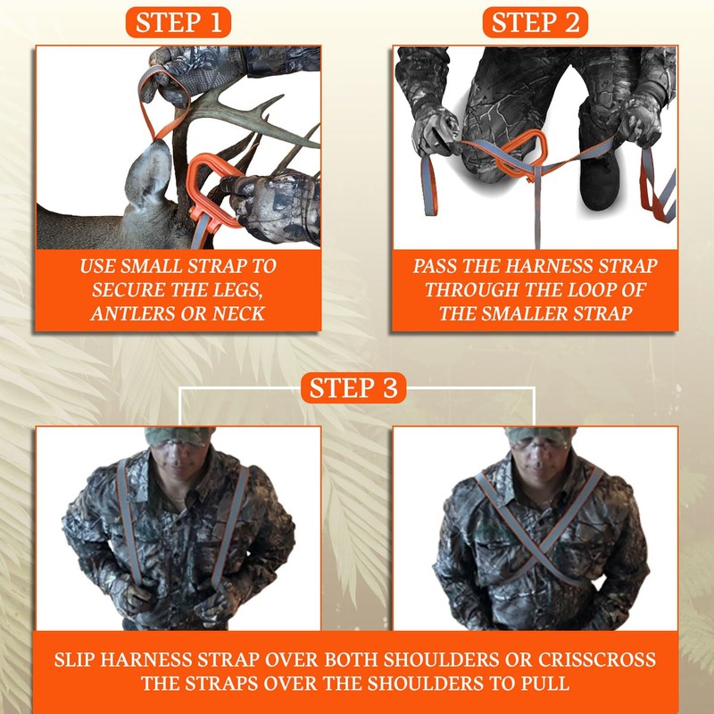 MULTUS: Perfect Deer Drag and Harness 2 Pack; Every Way