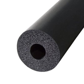 EUR13-15 Eurobatex Nitrile Pipe Insulation Suitable for 13mm Thickness/Wall and 15mm BORE/Pipe, Black, Unsplit