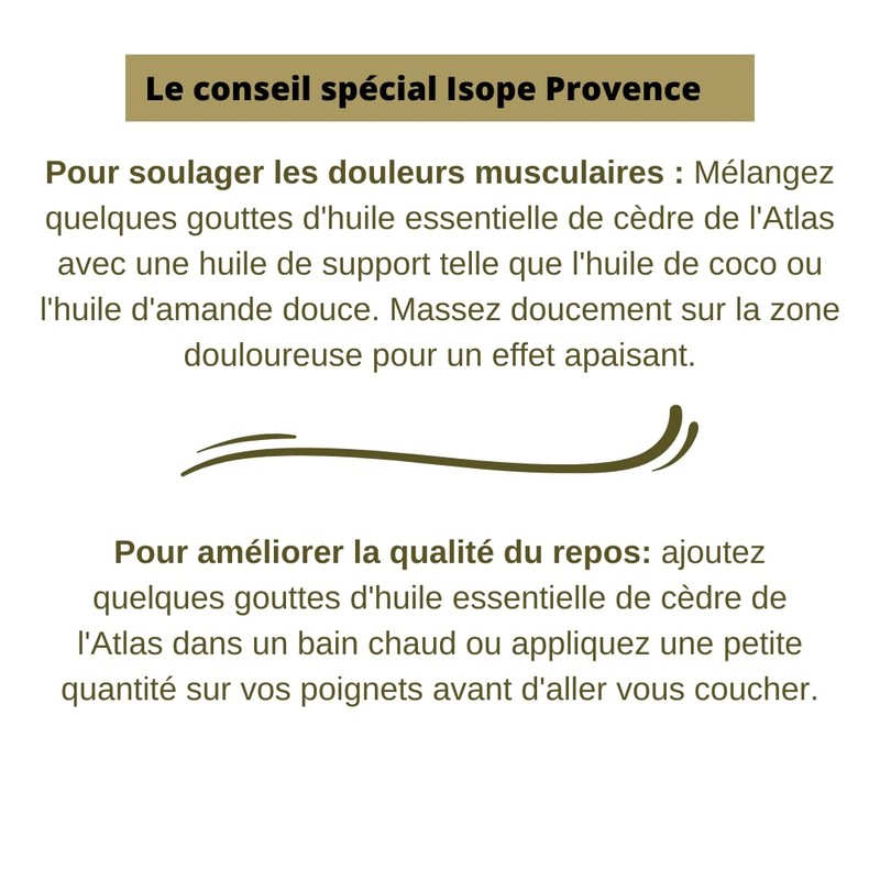 Huile Essentielle de l'Atlas Cèdre de l'Atlas 10 ml, 100%