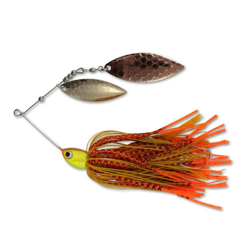 Northland Reed Runner Magnum Double Willow Spinnerbait 3/4oz Blackbird Painted