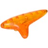 NIGHT ナイト オカリナ プラスチック製 ソプラノC調 Pla Ocarina SC オレンジ