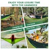 Camping Hammock, Single Hammock Premium Quality Nylon with 2 Tree