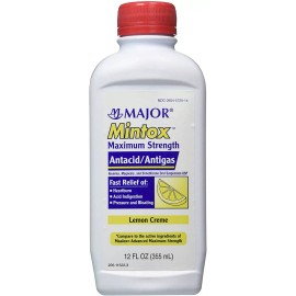 Major MINTOX X/STRENGTH LIQUID 12OZ MAJOR LEMON CREME