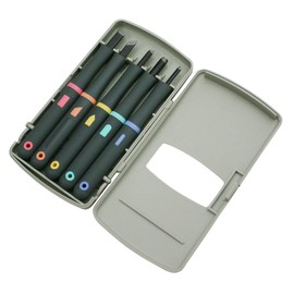 義春刃物 よしはる彫刻刀・GX 付鋼製5本組(左用)