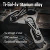 KeyUnity KU04 Multi Tool Keychain Titanium Keychain Tool Bottle Opener