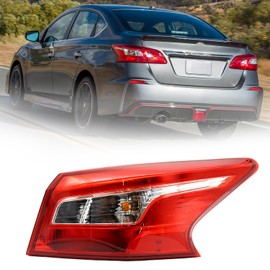 Tail Light Assembly Fit for Nissan Sentra 2016 2017 2018 LED Tail Light Brake Lamp Assembly Outer Right Passenger Side 265503YU0A NI2805108