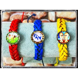 PINK FLOYD ANIMALS BRACELETS SET OF THREE COLORS