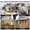 Heavy Alloy Steel Pergola Slanted Roof Bracket Kit with 3-Way