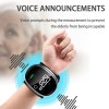 Digital Wrist Blood Pressure Monitor, Automatic BP Machine with Voice,