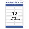 Avery Print-to-The-Edge Printable Address Labels with Sure Feed, 1.25" x