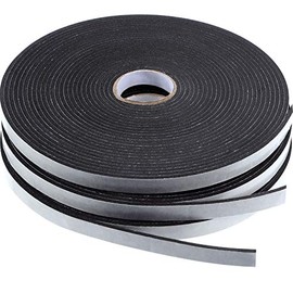 Tatuo Double Sided Foam Mounting Tape Foam Adhesive Tape Foam Seal Tape, 1/8 Inch Thick Foam Seal Strip, 3 Rolls (1/2 Inch Wide by 32.8 Feet Long Each Roll)