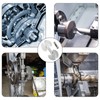 52 Sheets Stainless Steel Thread Gauge Set, Metric 60° and