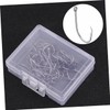 WOONEKY Enhanced Catch Rate 50pcs Stainless Steel Hooks for Catfish