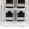 Cat 6 Ethernet Wall Plate 6 Port, 86 * 86mm