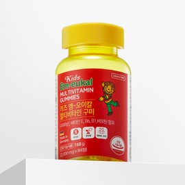 Kids M. O. Cal Multivitamin Gummy 168g, 1 unit, 84 tablets / 키즈엠오이칼 멀티비타민 구미 168g, 1개, 84정
