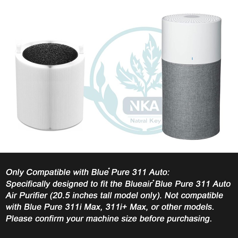 311 Auto Replacement Filter Compatible with Blueair Blue Pure 311