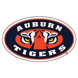 Craftique Auburn Tigers Decal (AUBURN TIGER EYES DECAL (4"), 4 in)