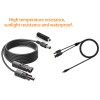 Fullecty 16.5FT Solar Extension Cable 8mm Plug for Jackery/BLUETT