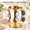 360° Rotating Eyeglass Stand for Organization – Space-Saving Stackable Glasses