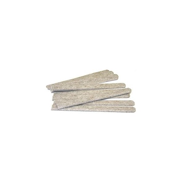 Felt Strips, Self-Adhesive, Tan, 1/2 x 6-In., 9-Pk.