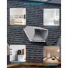 6 Inch Hooded Wall Vent Cover with Screen & Damper