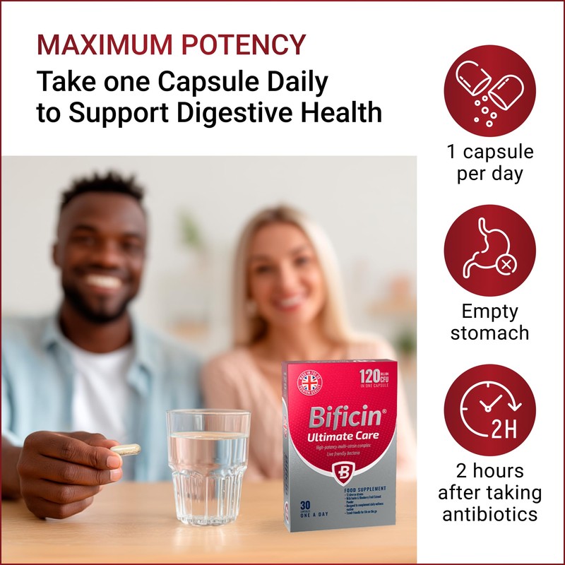 Bificin Ultimate Care – High Potency Probiotics and Prebiotics Complex