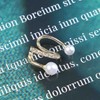 Erimberate Bohemian Pearl Cuff Earrings Crystal Cartilage Cuff Earrings Rhinestone