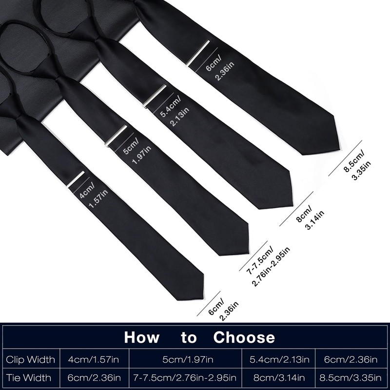 HONEY BEAR 3/5pcs Mens Tie Clip Set Tie Bar Normal