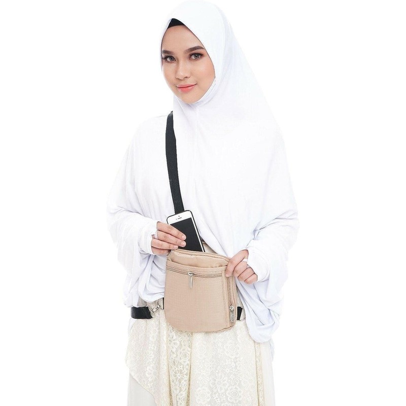 Mr. Gadget's Solutions HAJJ & UMRAH Neck Bag -Travel Safe