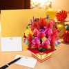 CNLITIHEKA Pop Up Rose Flower Bouquet Card Get Well Soon