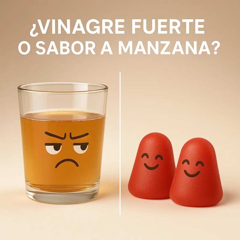 Gomitas De Vinagre De Manzana Nutriplus Sabor Manzana Vinagre 60