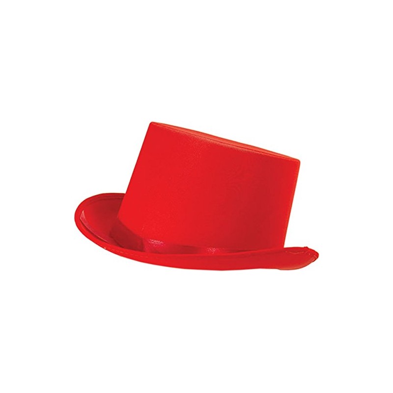 Bristol Novelty Top Hat Red Satin