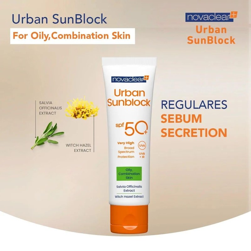 Novaclear SPF 50+ Face Cream for Oily Skin Cream with