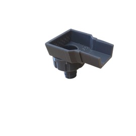 Greenhouse gutter outlet and blank end set fits 23 x 11mm gutter (172311)