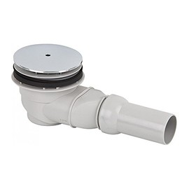 Sanit Shower Drain 823/90W Horizontal Outlet