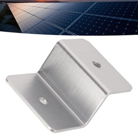 4 Sets Solar Panel Z Bracket Aluminium Alloy Installation Accessory for Car RV Yacht Ship,Solar Panel Mounting Bracket Solar Wind Power Parts