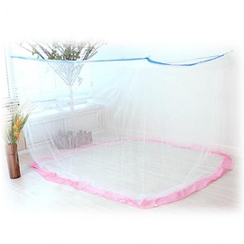Emerald Galaxy Canopy Square Mosquito Net for Large 8-Person Beds Ceiling Mosquito Net