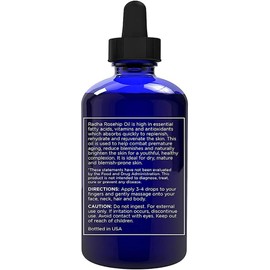 Radha Beauty Aceite de Rosa Mosqueta Orgánico 100% Puro, 120 ml