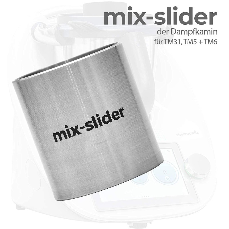 MIX-SLIDER Steam Fireplace Compatible with Varoma Thermomix TM31, TM5, TM6