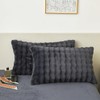 Luowei Winter Plush Bed Linen 200 x 200 cm Grey