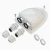 Haoguo ABS Solar Double Cable Entry Gland for All Cable
