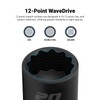 Capri Tools 3/8 in. Drive Shallow Impact Socket Set, 12-Point,