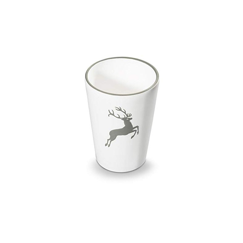 GMUNDNER KERAMIK Drinking Cup Capacity: 0.28 Litres Grey Deer Crockery