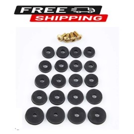 Everbilt Assorted Rubber Flat Faucet Washers (24-Pieces) in Black