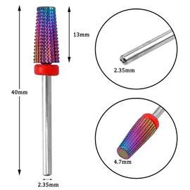 Bestgle Nail Bit for 2 Nail Machines, Multi-functional Grinding Nail Het, Nail Polishing, Nail Care, Nail Tool, Cuticle Treatment, Exfoliating, Grinding Nail Polishing Bit Set, Nail Drill Bit, DIY