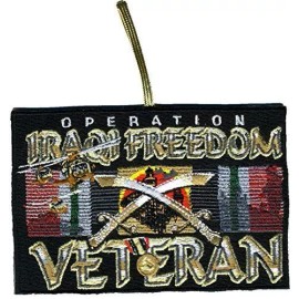 EC OPERATION IRAQI FREEDOM OIF VETERAN CHRISTMAS HOLIDAY TREE ORNAMENT