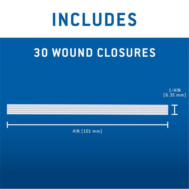 Care Science Adhesive Wound Closure Strips, 1/4 x 4 in,