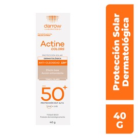 Darrow Actine Colors Protector Solar FPS 50 Anti-Oleosidad Tono 1 Claro