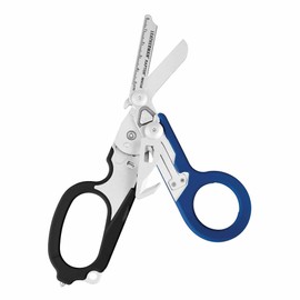 LEATHERMAN, Raptor Rescue, 6-in-1 Heavy-Duty Emergency/Trauma Shears with Carbide Glass Breaker & Strap Cutter, Blue/Black, With Utility Holster