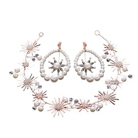 Efficewery Boho Floral Crown for Women– Adjustable Faux Silk Flower Headband, Handmade Wedding Hair Accessory for Festivals & Photoshoots, Flower Hair Crown for Women (Gold Sunflower, Adjustable)